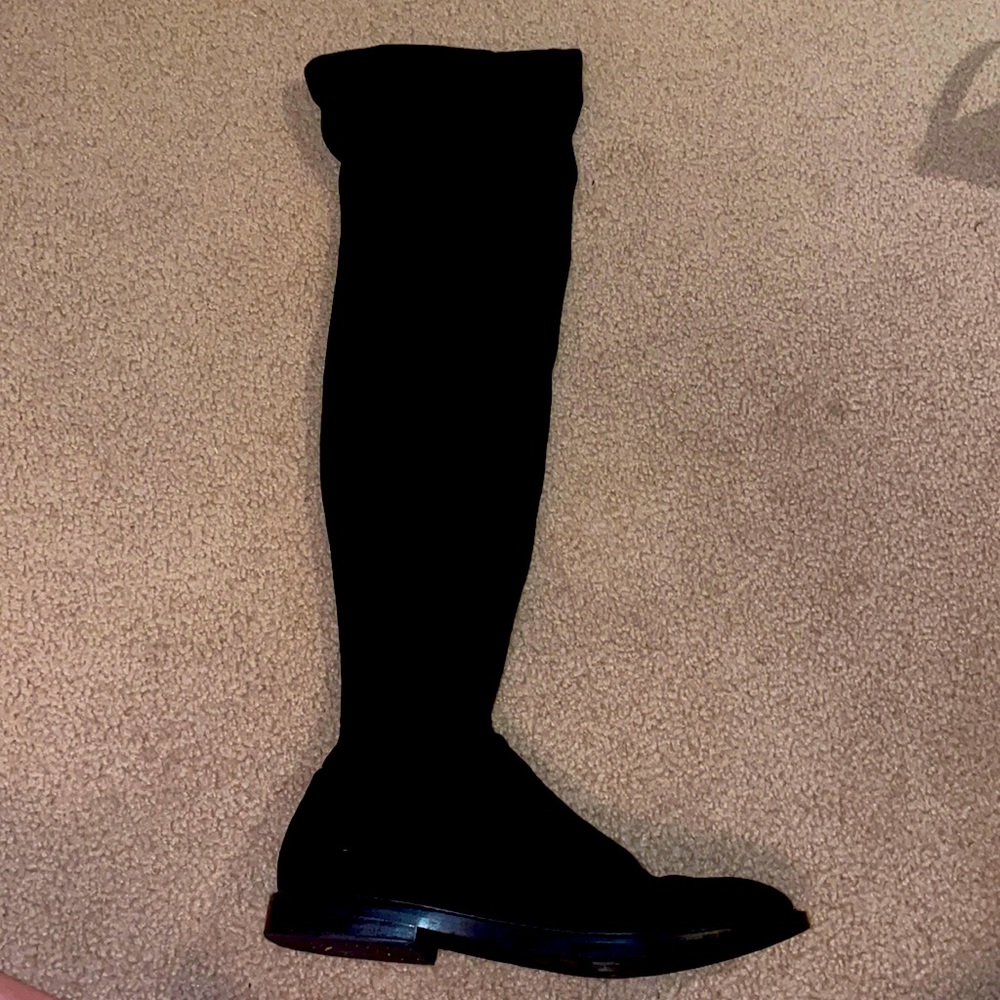 Thigh high Steve Madden suede black boots